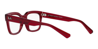 Ray-Ban CHAD RX 7217 unisex Red Geometric Eyeglasses