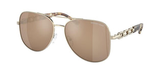 Michael Kors CHIANTI MK 1121 women Gold Pilot Sunglasses