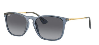 Ray-Ban CHRIS RB 4187 men Blue Geometric Sunglasses