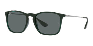 Ray-Ban CHRIS RB 4187 men Green Geometric Sunglasses