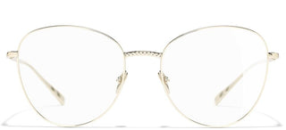 CHANEL CH 2192 women Gold Round Eyeglasses