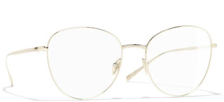 CHANEL CH 2192 women Gold Round Eyeglasses