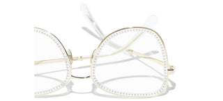 CHANEL CH 2208B women Gold Square Eyeglasses