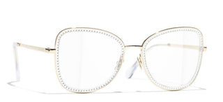 CHANEL CH 2208B women Gold Square Eyeglasses