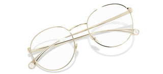 CHANEL CH 2209 women Gold Oval Eyeglasses