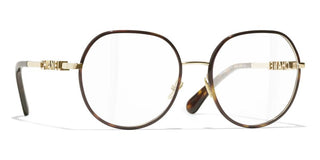 CHANEL CH 2213 women Gold Pantos Eyeglasses