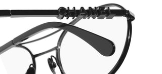 CHANEL CH 2214 women Black Pilot Eyeglasses