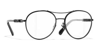 CHANEL CH 2214 women Black Pilot Eyeglasses