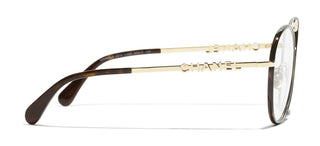 CHANEL CH 2214 women Gold Pilot Eyeglasses