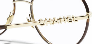 CHANEL CH 2214 women Gold Pilot Eyeglasses