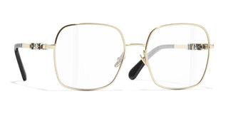 CHANEL CH 2215 women Gold Square Eyeglasses