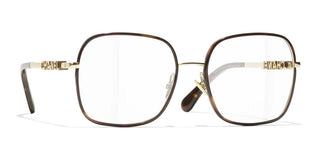 CHANEL CH 2215 women Gold Square Eyeglasses