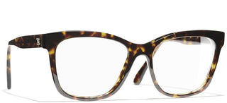 CHANEL CH 3392 women Brown Square Eyeglasses