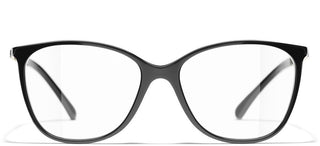 CHANEL CH 3408Q women Black Square Eyeglasses