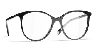 CHANEL CH 3412 women Black Pantos Eyeglasses