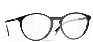 CHANEL CH 3413 women Black Pantos Eyeglasses