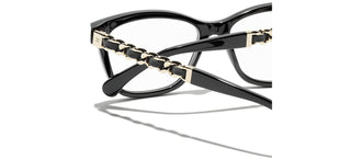 CHANEL CH 3429Q women Black Squared Eyeglasses