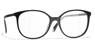 CHANEL CH 3432 women Black Pantos Eyeglasses