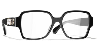 CHANEL CH 3438 women Black Square Eyeglasses