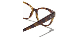 CHANEL CH 3440H women Havana Butterfly Eyeglasses