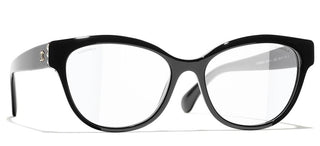 CHANEL CH 3440H women Black Butterfly Eyeglasses