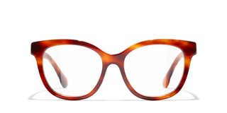 CHANEL CH 3442 women Havana Butterfly Eyeglasses