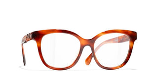 CHANEL CH 3442 women Havana Butterfly Eyeglasses