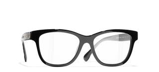 CHANEL CH 3443 women Black Square Eyeglasses