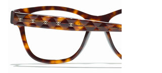 CHANEL CH 3443 women Havana Square Eyeglasses