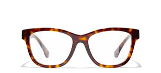 CHANEL CH 3443 women Havana Square Eyeglasses