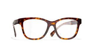 CHANEL CH 3443 women Havana Square Eyeglasses