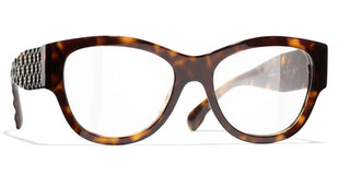 CHANEL CH 3445 women Havana Square Eyeglasses