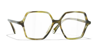 CHANEL CH 3447 women Green Square Eyeglasses