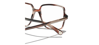 CHANEL CH 3448 women Havana Square Eyeglasses