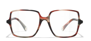 CHANEL CH 3448 women Havana Square Eyeglasses