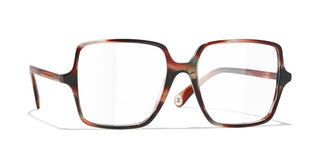 CHANEL CH 3448 women Havana Square Eyeglasses