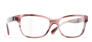 CHANEL CH 3449B women Pink Rectangle Eyeglasses