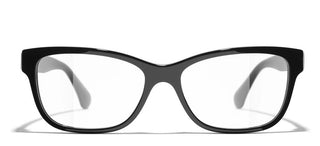 CHANEL CH 3449B women Black Rectangle Eyeglasses