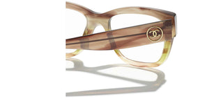 CHANEL CH 3455 women Brown Rectangle Eyeglasses