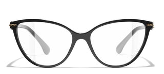 CHANEL CH 3457 women Black Cat Eye Eyeglasses