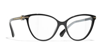 CHANEL CH 3457 women Black Cat Eye Eyeglasses