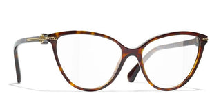 CHANEL CH 3457 women Havana Cat Eye Eyeglasses