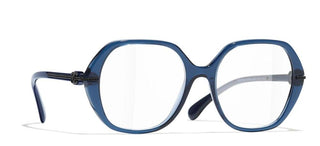 CHANEL CH 3458 women Blue Geometric Eyeglasses