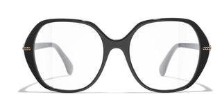 CHANEL CH 3458 women Black Geometric Eyeglasses