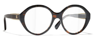 CHANEL CH 3459 women Brown Round Eyeglasses