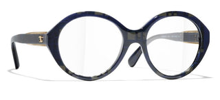 CHANEL CH 3459 women Blue Round Eyeglasses