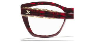 CHANEL CH 3460 women Red Cat Eye Eyeglasses