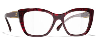 CHANEL CH 3460 women Red Cat Eye Eyeglasses