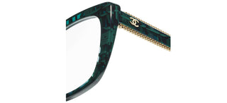 CHANEL CH 3460 women Green Cat Eye Eyeglasses