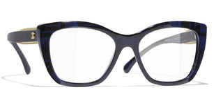 CHANEL CH 3460 women Blue Cat Eye Eyeglasses